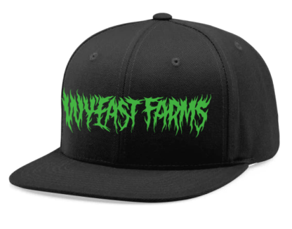 WyEast-Farms-Green-Necro-Font-Snapback